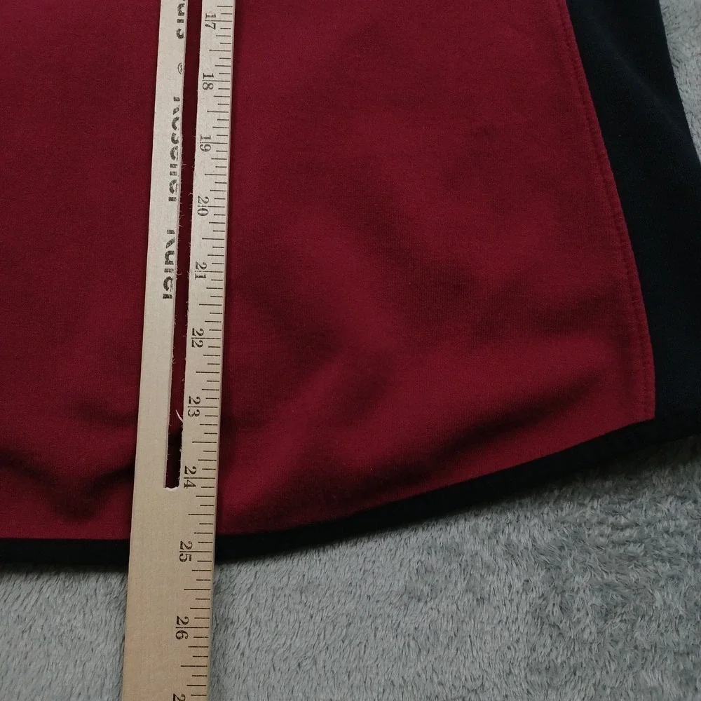 Nike Jacket Womens Medium Red Dri Fit Hooded Full Zip Casual